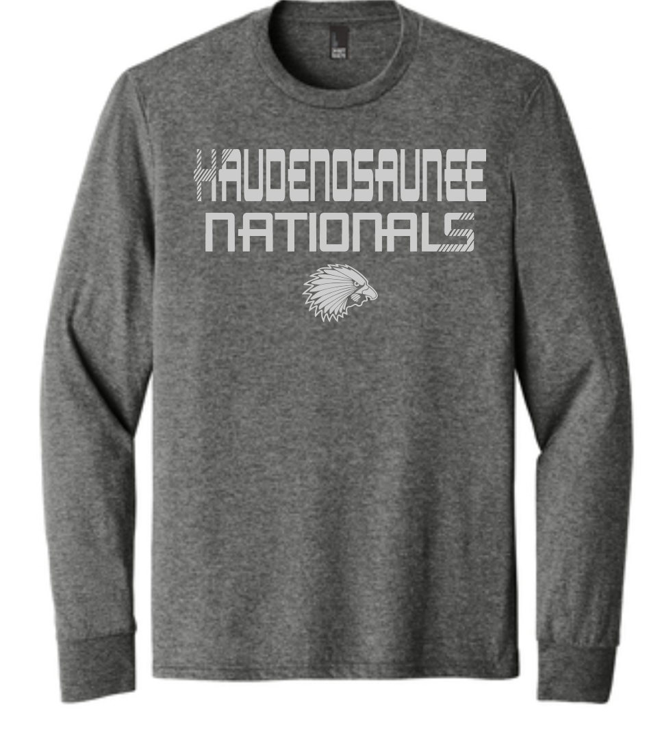 Adult/Youth Haudenosaunee Tonal Tri Blend Long Sleeve