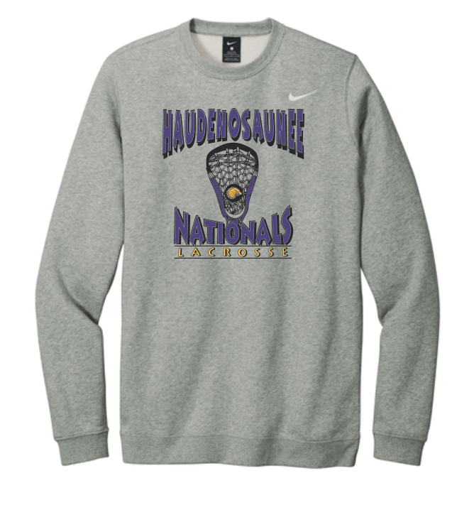 Haudenosaunee Throwback Nike Club Fleece Crewneck