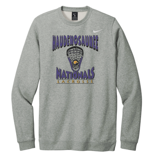Haudenosaunee Throwback Nike Club Fleece Crewneck
