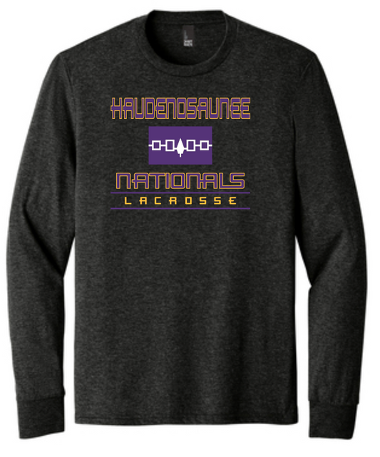 Adult/Youth Flag Tri Blend Long Sleeve