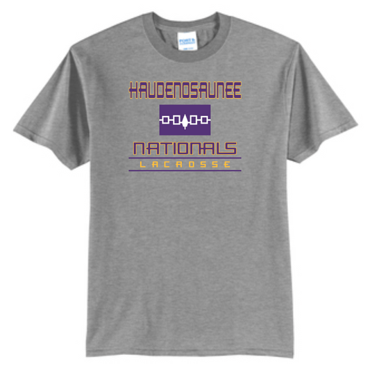 Adult/Youth Flag Core Cotton Tee