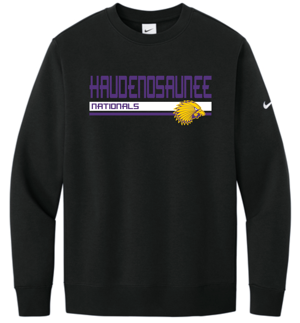 Haudenosaunee Classic Nike Club Fleece Crewneck