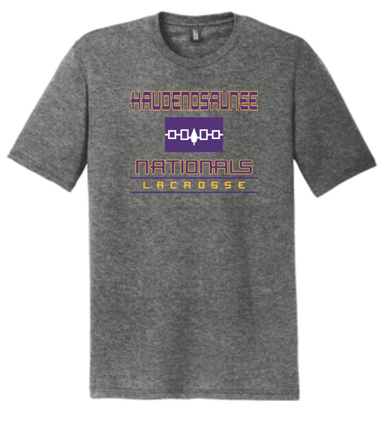 Adult Haudenosaunee Flag Tri Blend T