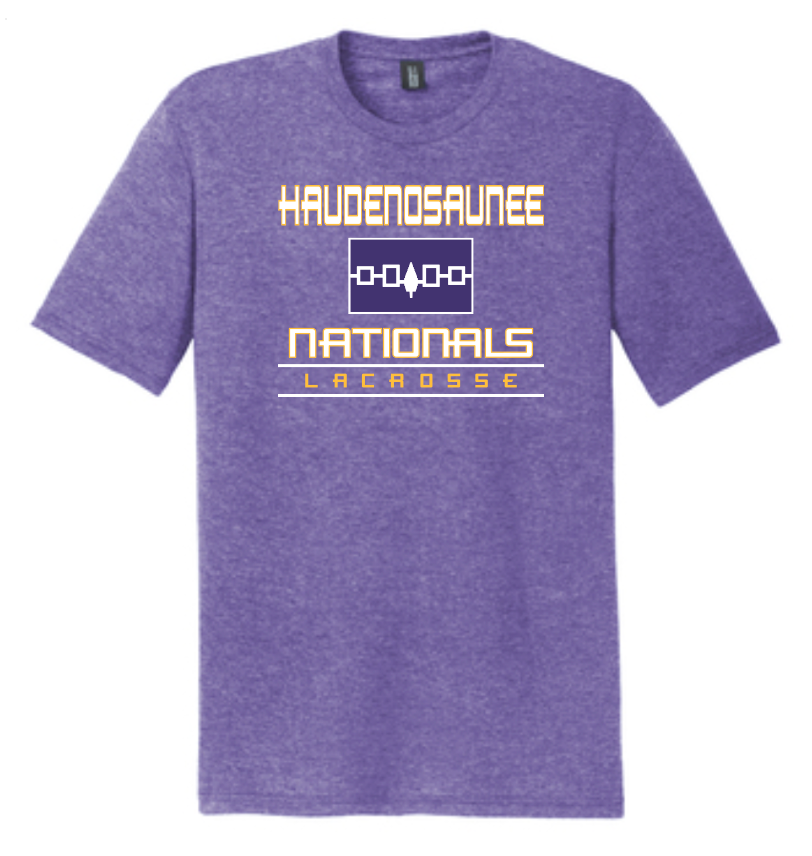 Adult Haudenosaunee Flag Tri Blend T